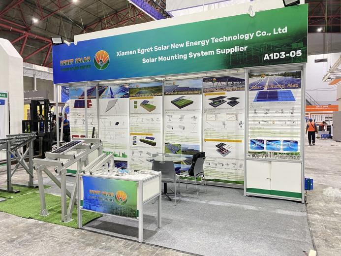 Solartech Indonesia 2026에서 빛나는 Egret Solar 장착 브래킷
